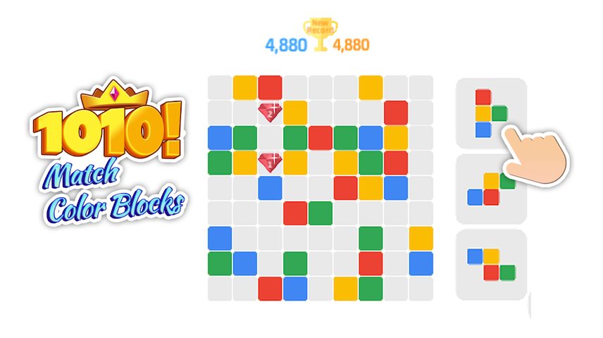 Screenshot 1: Mapdoku : Match Color Blocks