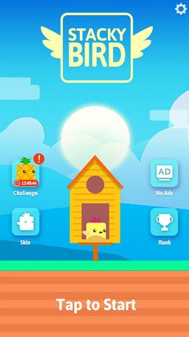 Screenshot 1: Stacky Bird: Fun Egg Dash Game