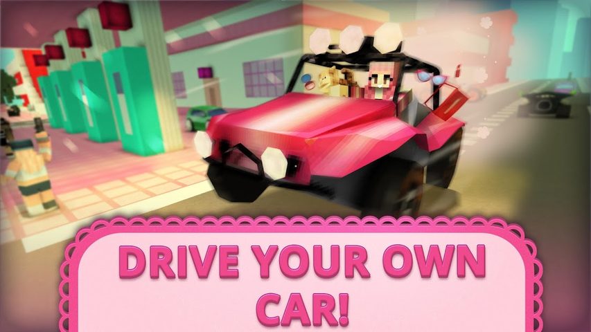 Screenshot 1: Girls Car Craft GO Parking Awesome Games For Girls