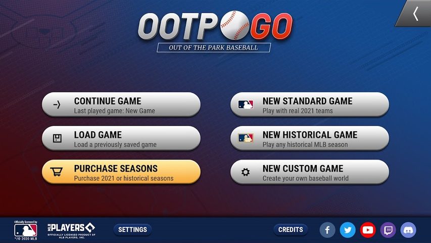 Screenshot 1: OOTP Baseball Go!