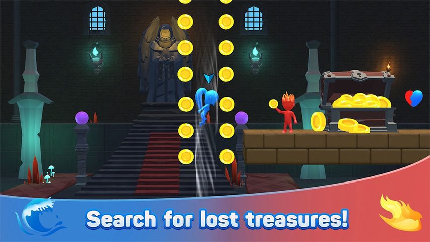 Screenshot 12: Water & Fire Stickman 3D