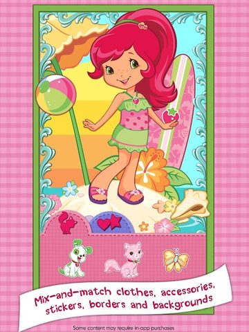 Screenshot 7: Strawberry Shortcake Card Maker Dress Up