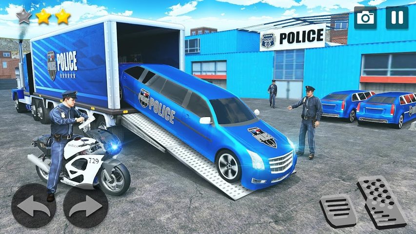 Screenshot 2: Cargo Airplane Police Vehicle