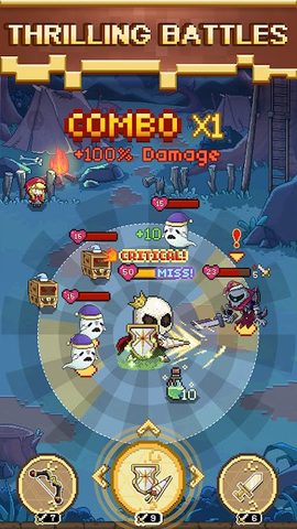Screenshot 3: Skull Rider - Pixel RPG