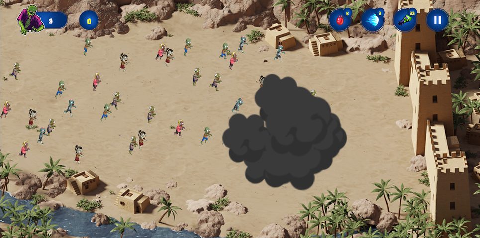 Screenshot 7: Zombie Frenzy - Squash, Crush & Zap Zombies