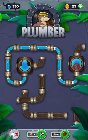 Screenshot 16: Water flow - Connect the pipes