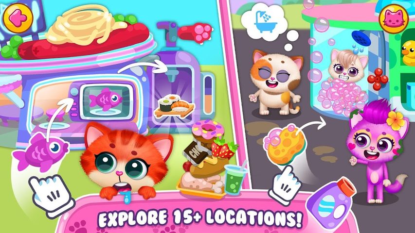 Screenshot 5: Little Kitty Town - Collect Cats & Create Stories