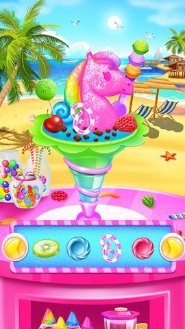 Screenshot 2: Rainbow Frozen Snowcone Maker