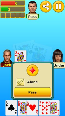 Screenshot 1: Euchre