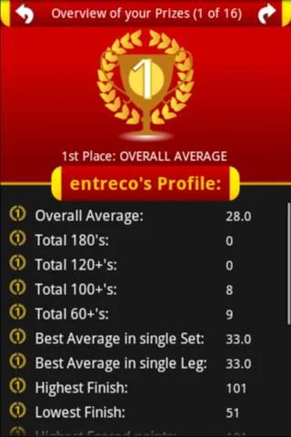 Screenshot 6: Darts ScoreCard - OLD