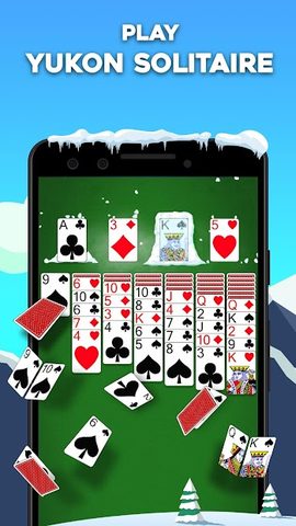 Screenshot 1: Yukon Russian – Classic Solitaire Challenge Game