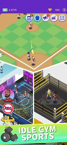 Screenshot 4: Idle GYM Sports - Fitness Workout Simulator Game