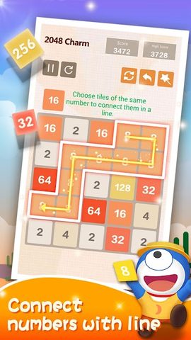 Screenshot 3: 2048 Charm: Classic Number Puzzle Game