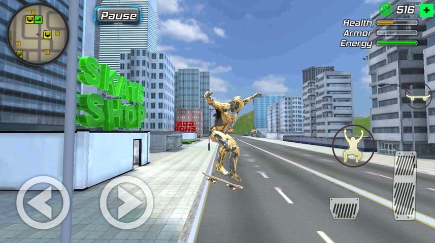 Screenshot 9: Super Crime Steel War Hero Iron Flying Mech Robot