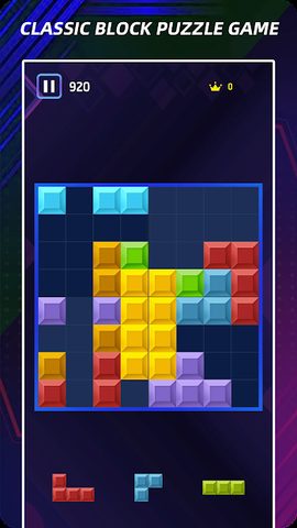 Screenshot 1: Jewels Block Crush-Puzzle Game