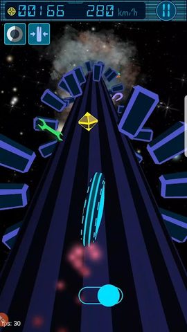 Screenshot 1: Unreal Space Racing
