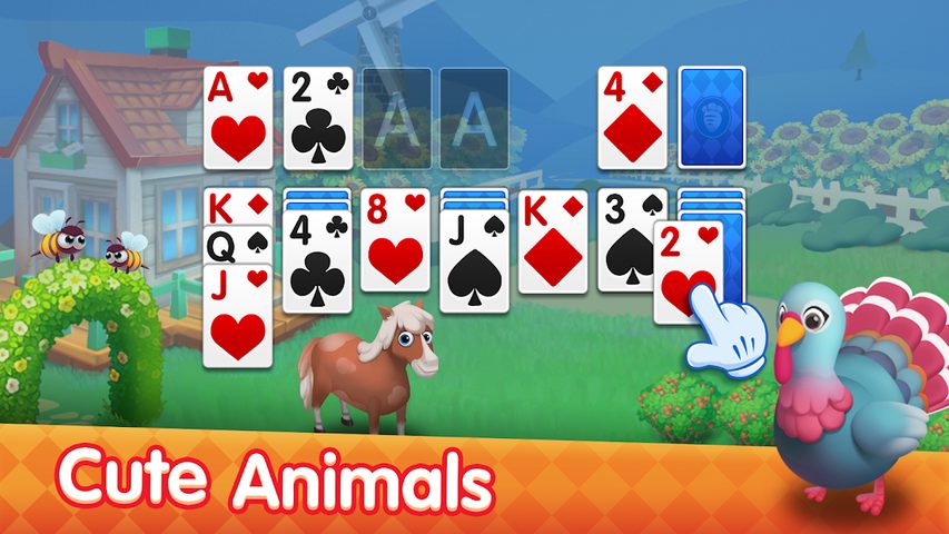 Screenshot 4: Solitaire - My Farm Friends