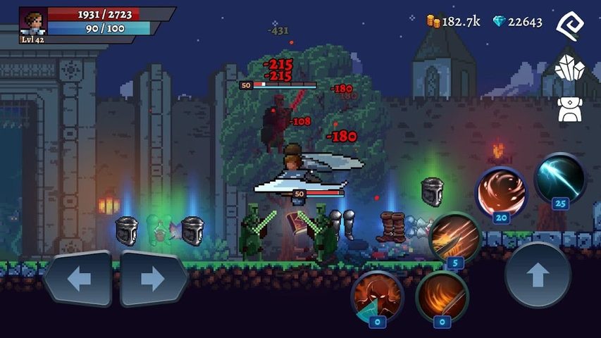 Screenshot 1: Darkrise - Pixel Action RPG