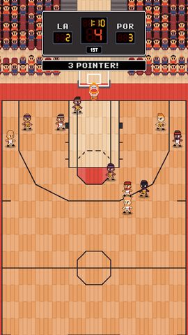 Screenshot 1: Hoop League Tactics