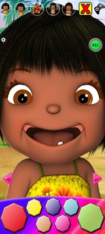 Screenshot 1: Talking Emily Baby Girl Games