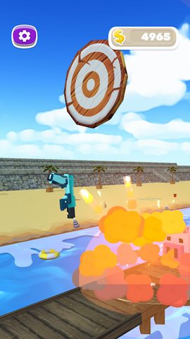 Screenshot 3: Shoot it all! - Flip the gun