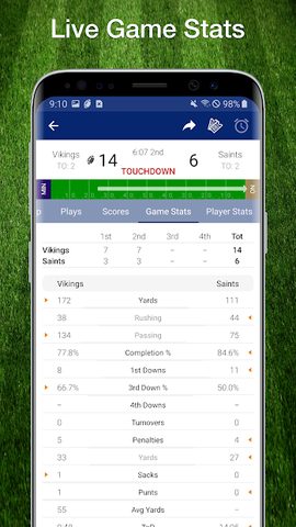 Screenshot 5: Scores App: Football Live Plays, Stats 2021 Season