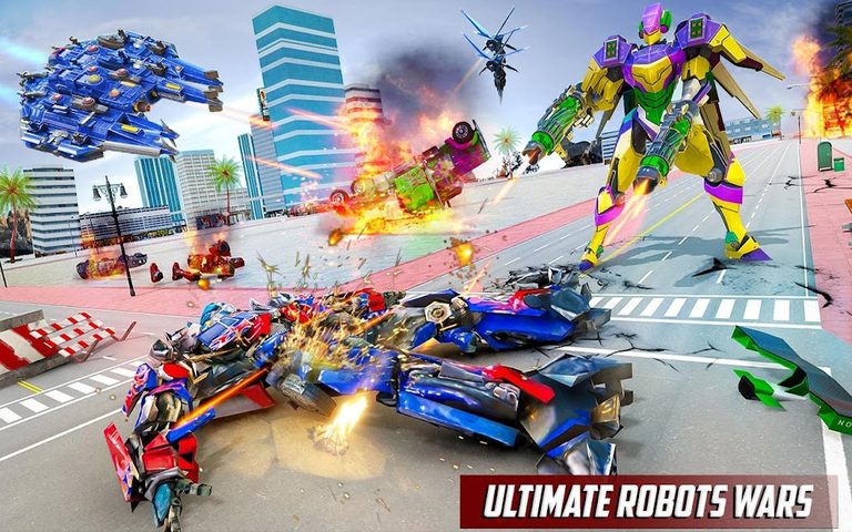 Screenshot 10: Police Truck Robot Game – Dino