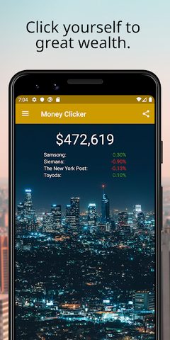 Screenshot 1: Money Clicker – Business simulator and idle game