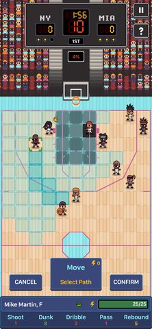 Screenshot 5: Hoop League Tactics 4+