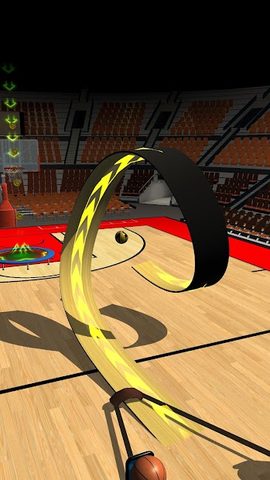 Screenshot 2: Slingshot Basketball!