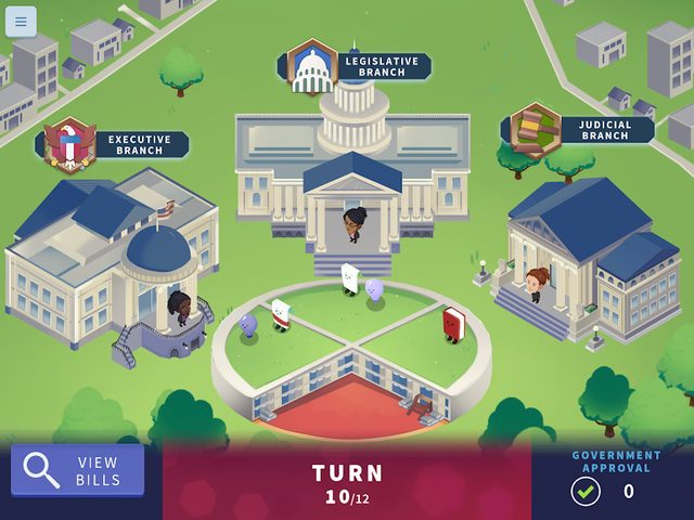 Screenshot 1: Branches of Power