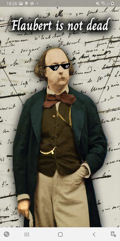 Screenshot 1: Flaubert is not dead