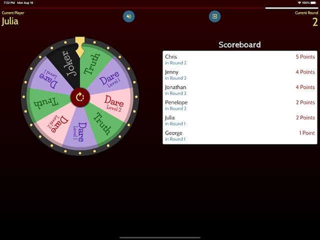 Screenshot 14: Wheel of Truth or Dare