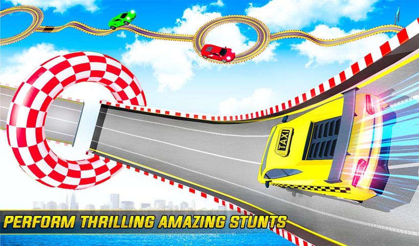 Screenshot 5: Taxi Car Mega Ramp Stunt: GT Car Racing Stunt Game