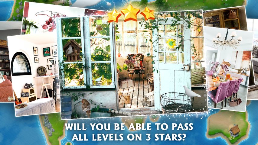 Screenshot 1: Around the world 2: Hidden Objects