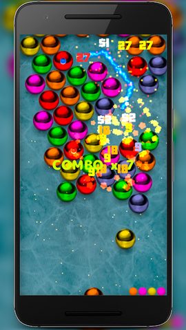 Screenshot 3: Magnetic balls bubble shoot
