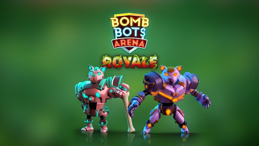 Screenshot 1: Bomb Bots Arena - Multiplayer
