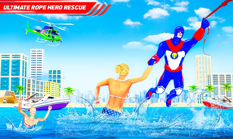 Screenshot 5: Rope Robot Hero Superhero Game