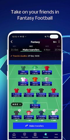 Screenshot 5: Champions League Official