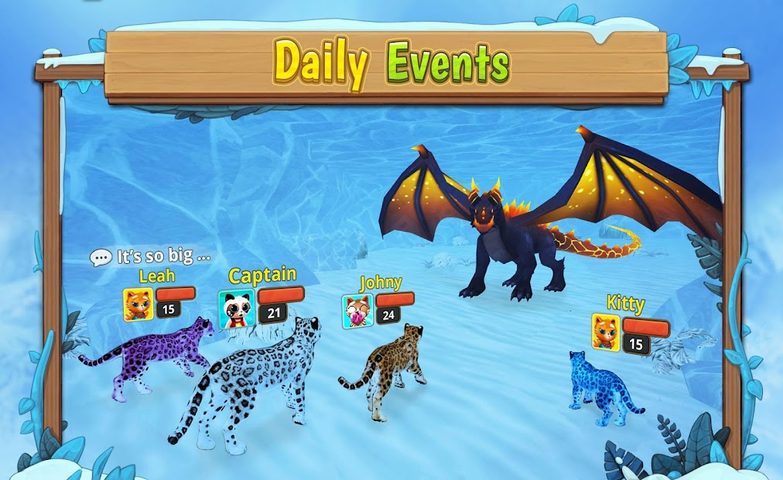 Screenshot 10: Snow Leopard Family Sim Online