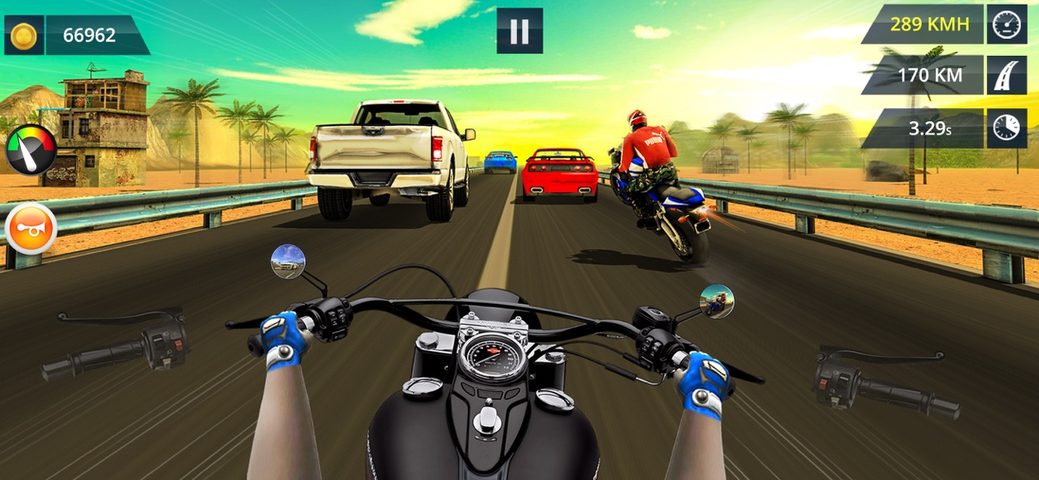 Screenshot 3: Moto Rider King– Highway Racer 4+