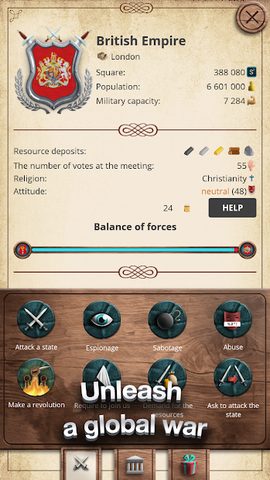 Screenshot 10: Europe 1784 Military strategy