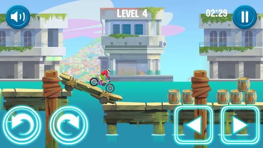 Screenshot 1: Moto Maniac - trial bike game