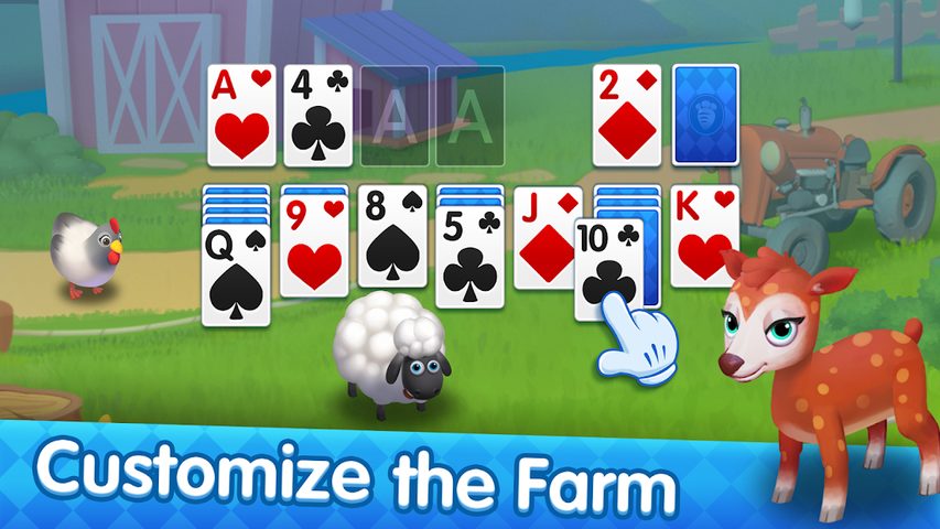 Screenshot 2: Solitaire - My Farm Friends