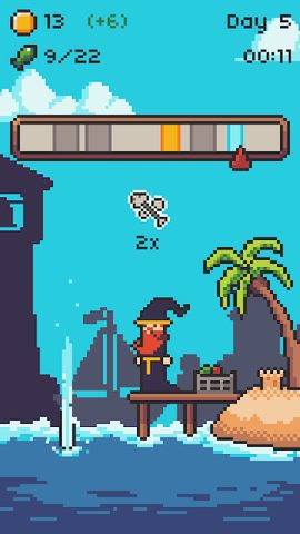 Screenshot 2: Wizard Fishing: Fantasy Pixel