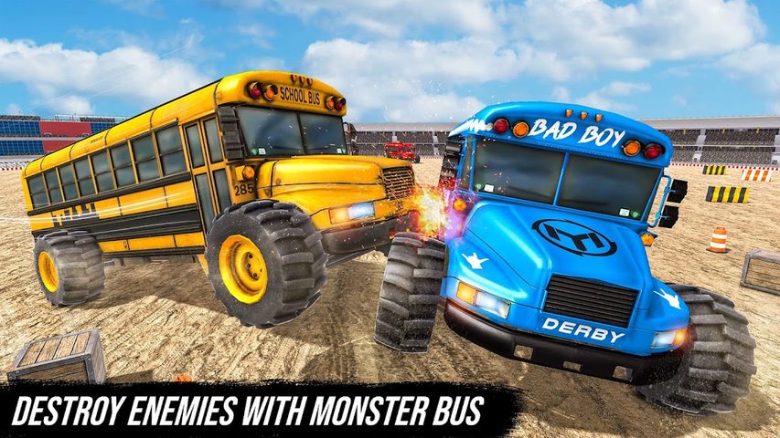 Screenshot 6: Monster Bus Demolition Derby Offroad Bus Games