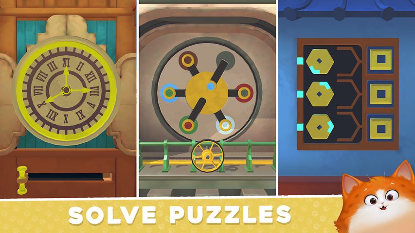 Screenshot 2: Cats in Time - Relaxing Puzzle