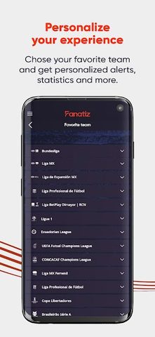 Screenshot 3: Fanatiz