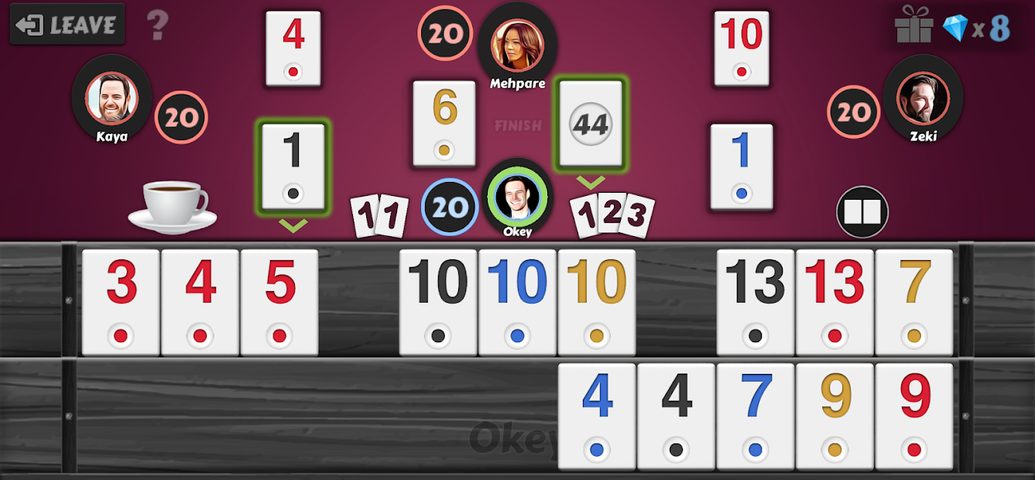 Screenshot 3: Okey - Offline