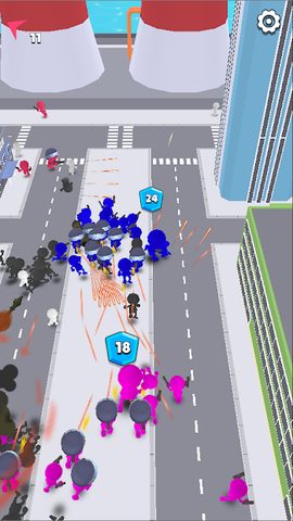 Screenshot 3: Crowd War: io survival games